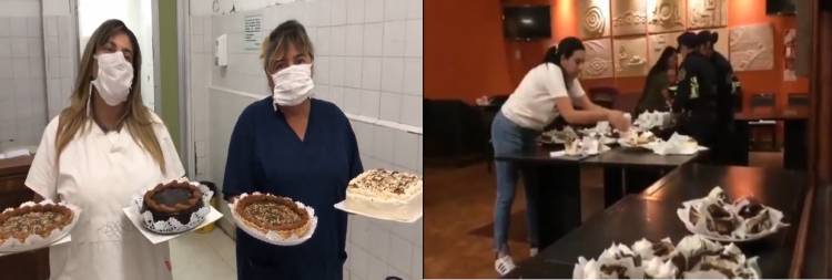 CONFITERÍA DE SALTA REGALA DESAYUNOS A LOS POLICÍAS Y PERSONAL DE SALUD