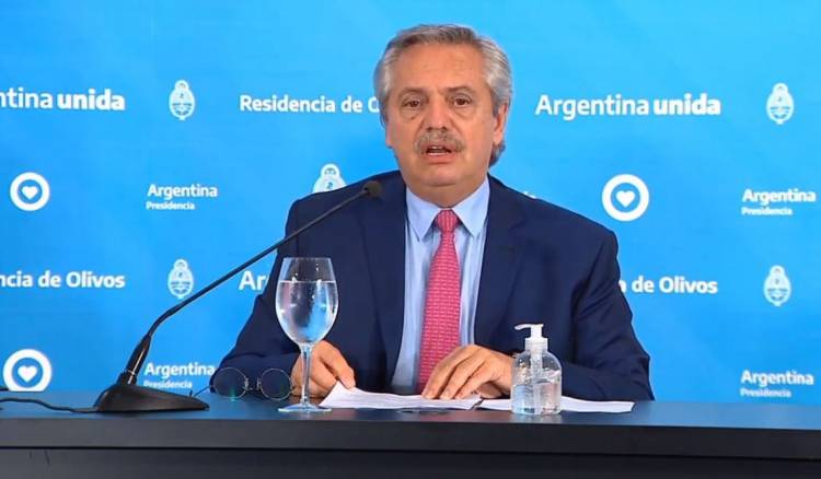 ALBERTO FERNÁNDEZ: “VAMOS A PROLONGAR LA CUARENTENA HASTA EL FIN DE LA SEMANA SANTA”