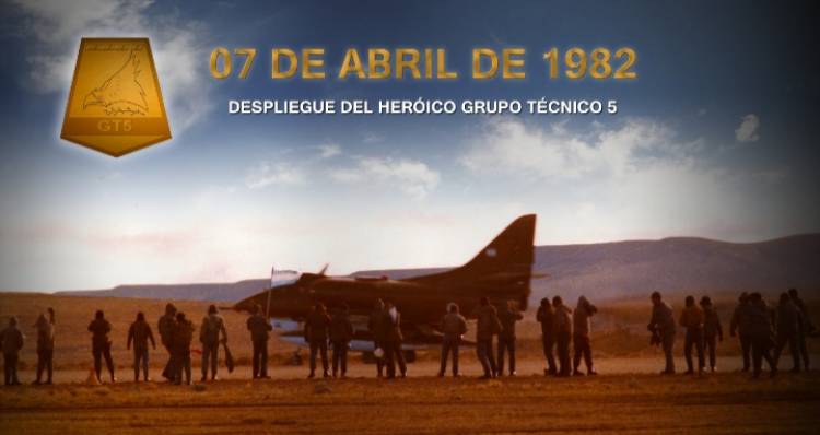 7 DE ABRIL DE 1982: DESDE VILLA REYNOLDS SE INICIABA EL DESPLIEGUE DEL GRUPO TÉCNICO 5 DE LA V BRIGADA AÉREA
