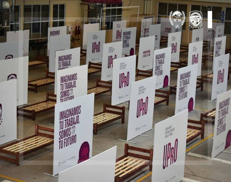 VILLA MERCEDES: CONTINÚAN ACONDICIONANDO INSTALACIONES DE LA UPRO COMO UN CENTRO ASISTENCIAL DE PACIENTES EN LEVES DE CORONAVIRUS