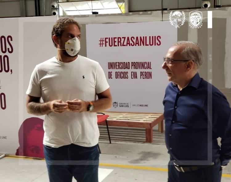 LUCHA CONTRA CORONAVIRUS EN SAN LUIS: EN VILLA MERCEDES ULTIMAN DETALLES PARA CENTRO ASISTENCIAL EN LA UPrO