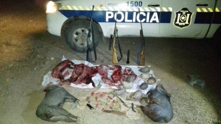 EN SALTA INFRACCIONARON A CAZADORES FURTIVOS Y SECUESTRARON SUS ARMAS 