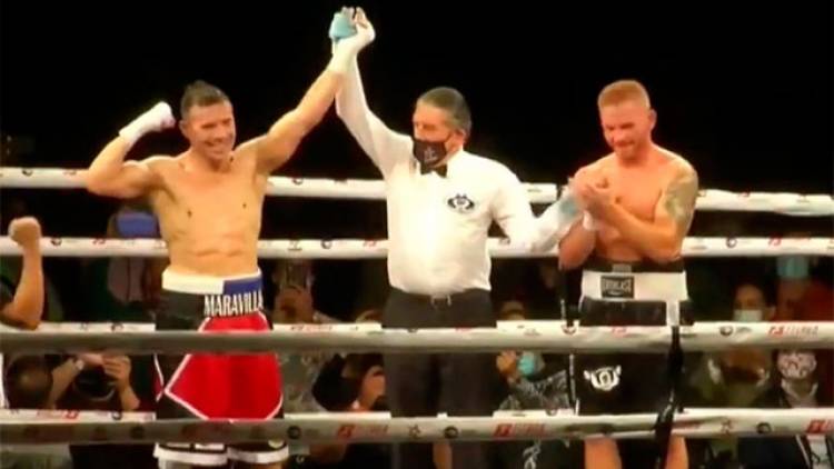 SERGIO “MARAVILLA” MARTÍNEZ GANÓ POR NOCAUT AL ESPAÑOL FANDIÑO, EN SU RETORNO AL BOXEO