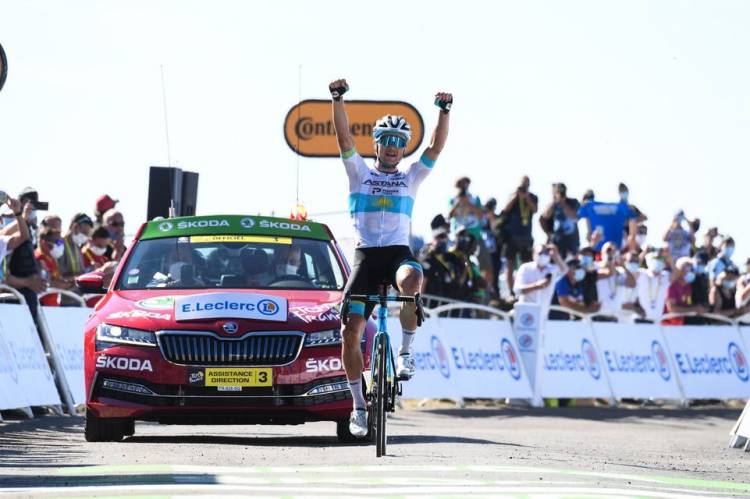 EL KAZAJO ALEXEY LUTSENKO DEL ASTANA SE IMPUSO EN LA SEXTA ETAPA DEL TOUR DE FRANCIA