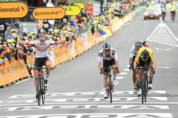 TADEJ POGACAR CONQUISTÓ LOS PIRINEOS EN EL TOUR DE FRANCIA, EN LO QUE FUE UN FESTIVAL ESLOVENO