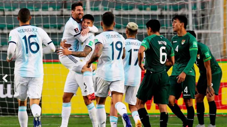 ARGENTINA LO DIO VUELTA Y LOGRÓ UN HISTÓRICO TRIUNFO ANTE BOLIVIA EN LA ALTURA DE LA PAZ