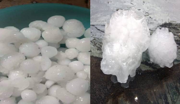 CAYÓ GRANIZO EN SALTA
