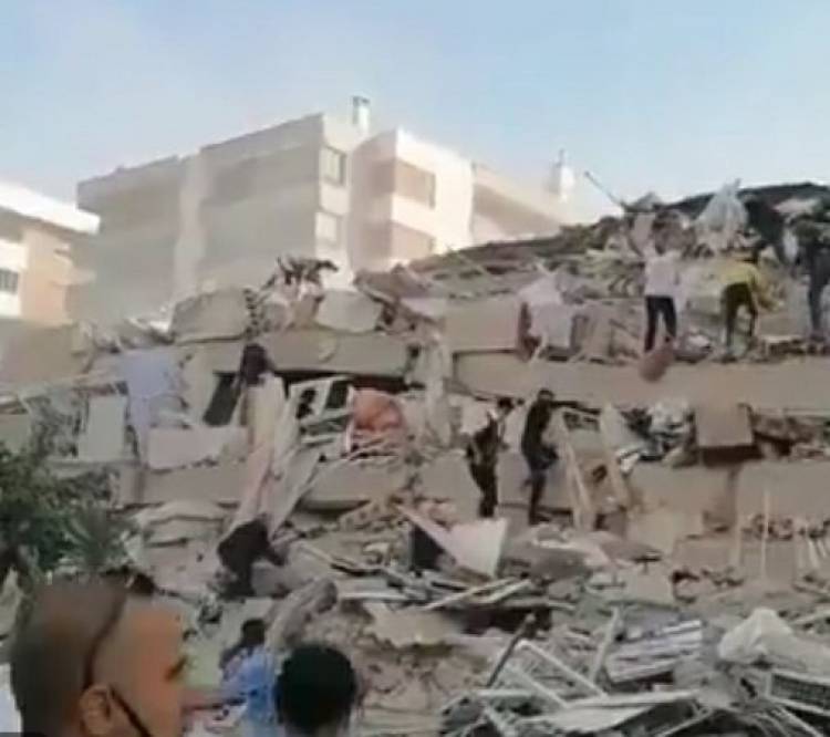 17 MUERTOS Y MÁS DE 700 HERIDOS A CAUSA DE UN TERREMOTO DE 6,9 QUE AFECTÓ A TURQUÍA Y VARIAS ISLAS  DEL MAR EGEO 