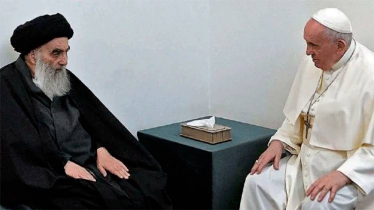 SEGUNDO DÍA DE ACTIVIDADES: HISTÓRICO ENCUENTRO DEL PAPA CON LA MAYOR AUTORIDAD DEL ISLAM CHIÍTA EN IRAK