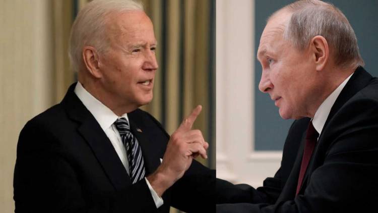 CRECE LA TENSIÓN ENTRE ESTADOS UNIDOS Y RUSIA, BIDEN TRATÓ DE "ASESINO" A PUTIN