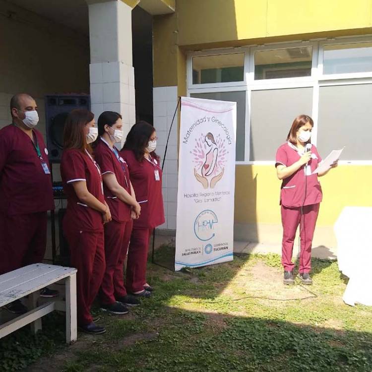 TUCUMÁN: SE REALIZÓ UN HOMENAJE A LOS OBSTETRAS EN SU DÍA EN EL HOSPITAL DE MONTEROS