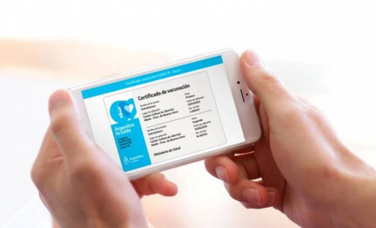 EL GOBIERNO NACIONAL LANZÓ EL PASE SANITARIO