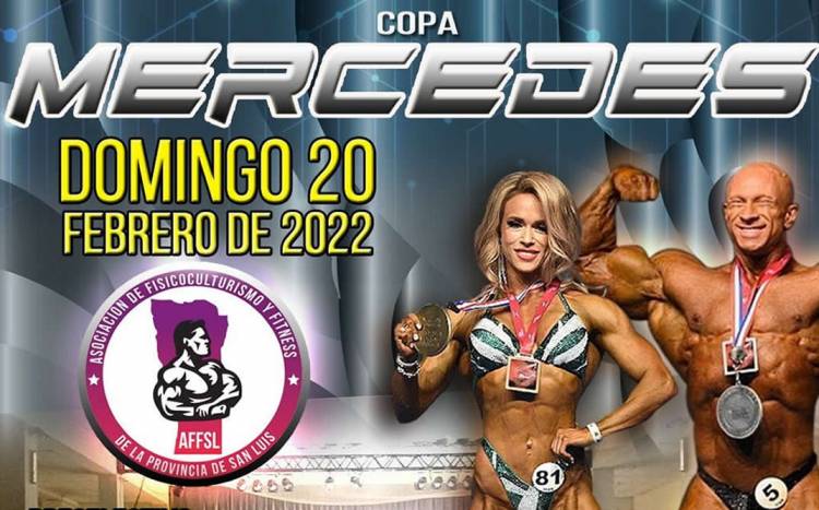 ESTE DOMINGO SE DESARROLLARÁ EN VILLA MERCEDES LA “COPA MERCEDES” DE FISICOCULTURISMO Y FITNESS