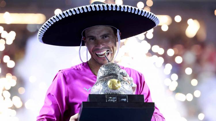 NADAL GANÓ EL ATP DE ACAPULCO Y ES RÉCORD, LLEGÓ A LAS 15 VICTORIAS CONSECUTIVAS