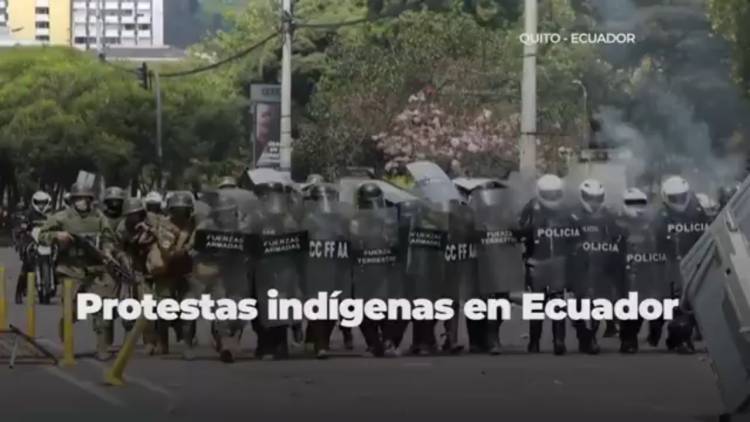 ECUADOR: RECHAZO DEL GOBIERNO A DEROGAR EL ESTADO DE EXCEPCIÓN TRABA LA CHANCE DE DIÁLOGO