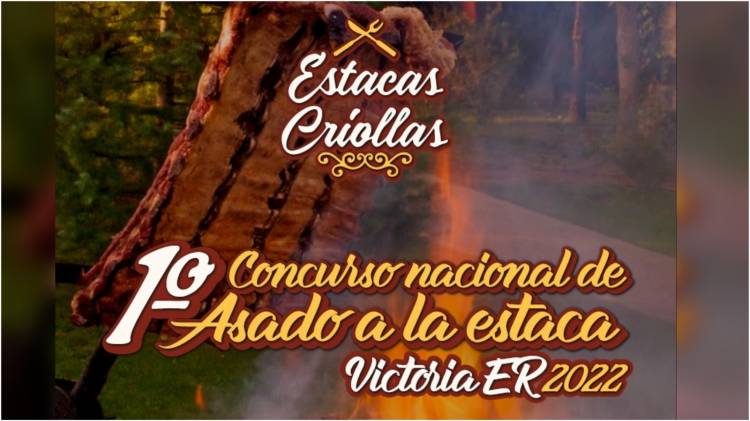ENTRE RÍOS: PRIMER CONCURSO DE ASADO A LA ESTACA EN VICTORIA