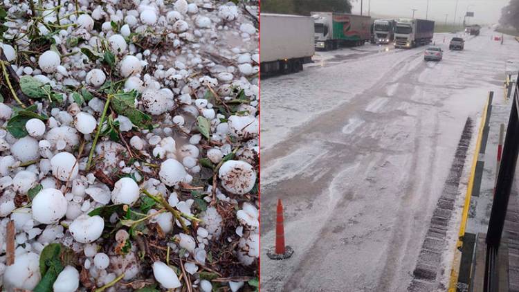 VOLADURA DE TECHOS Y CAÍDA DE RAMAS EN UN TEMPORAL DE GRANIZO Y VIENTO OCASIONÓ DESTROZOS EN LOCALIDAD CORDOBESA