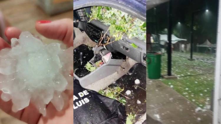 SAN LUIS: UN FUERTE TEMPORAL AZOTÓ LA CIUDAD DE VILLA MERCEDES