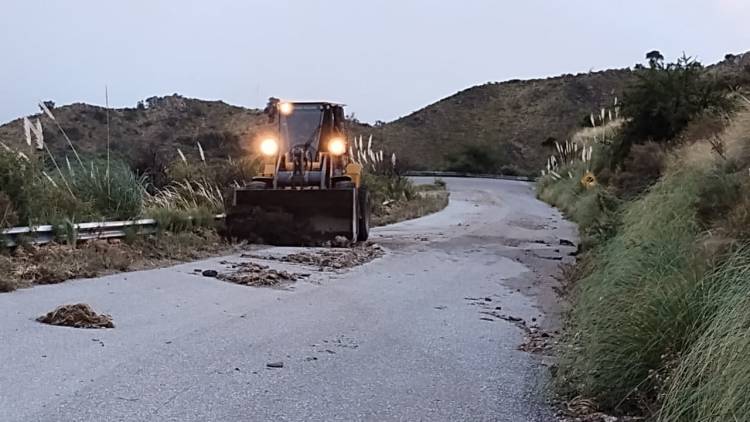 LA RUTA PROVINCIAL N°5 DE SAN LUIS, CAMINO AL FILO EN LA VILLA DE MERLO, PERMANECERÁ CORTADA POR POSIBLES DESPRENDIMIENTOS