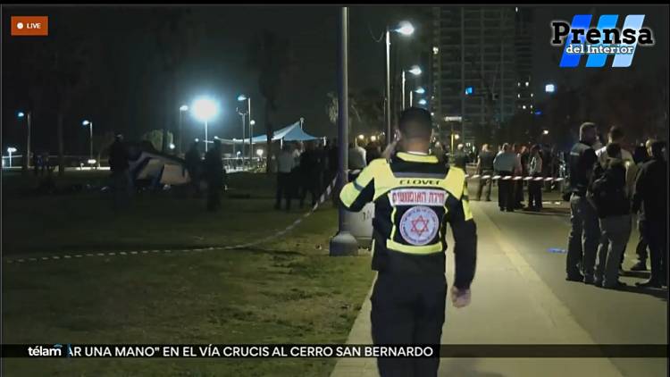 ISRAEL: UNA PERSONA MURIÓ Y AL MENOS CINCO RESULTARON HERIDAS EN UN ATAQUE PERPETRADO EN EL CENTRO DE TEL AVIV