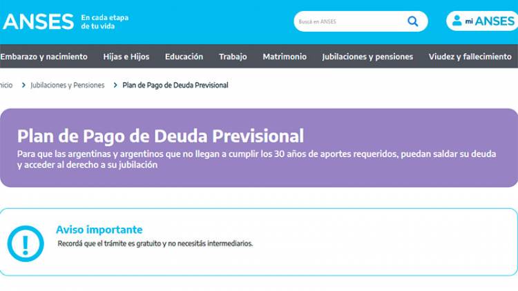 JUBILACIONES: FIJARON LOS LÍMITES PARA ACCEDER AL PLAN DE PAGOS EN LA MORATORIA PREVISIONAL