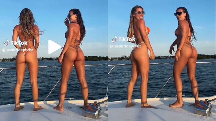 DESDE UN YATE, SOL PÉREZ PROTAGONIZÓ IMPACTANTE VIDEO EN MICROBIKINI CON UNA AMIGA