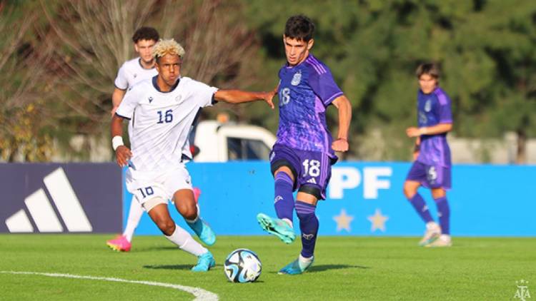 EN UN AMISTOSO PREVIO AL MUNDIAL, LA SELECCIÓN ARGENTINA SUB-20 GOLEÓ A DOMINICANA