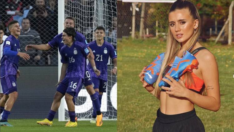 MORENA BELTRÁN QUEDÓ ALUCINADA CON UN FUTBOLISTA DE LA SELECCIÓN SUB 20