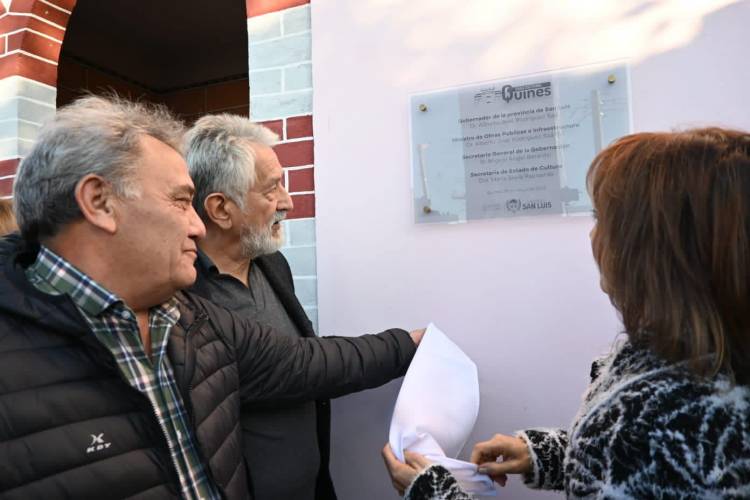 SAN LUIS: SE INAUGURÓ DE LA CASA CULTURAL DE QUINES