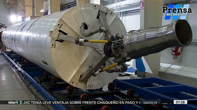 ESTACIÓN TRONADOR II: CONSTRUYEN EL PRIMER COHETE ARGENTINO