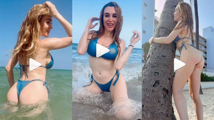 FÁTIMA FLOREZ MOSTRÓ UN VIDEO DE SU TRABAJADO CON IMÁGENES DESDE DIFERENTES ÁNGULOS