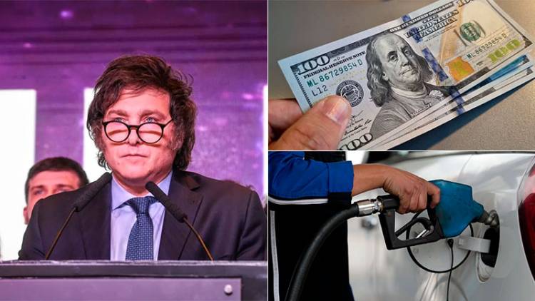 DÓLAR, JUBILACIONES, TARIFAS Y NAFTA: LAS MEDIDAS QUE APLICARÍAN MILEI Y CAPUTO DESDE EL LUNES