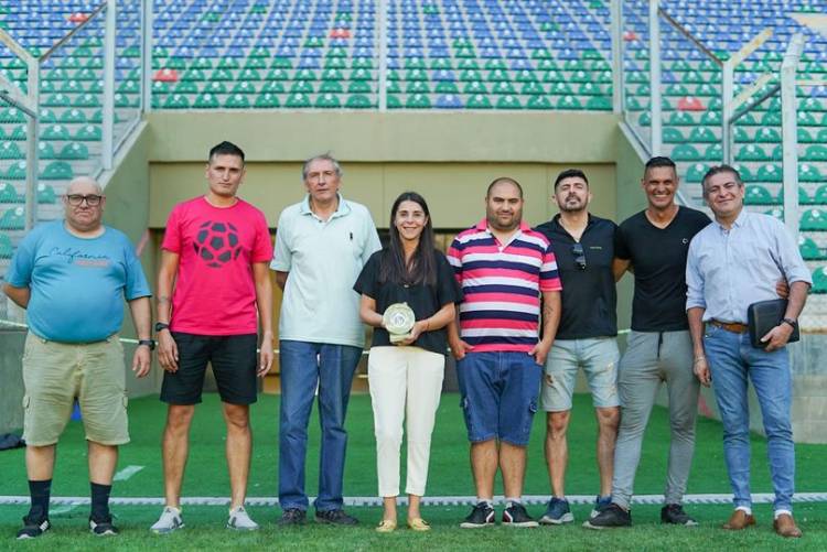 VISITA PROTOCOLAR DEL CÍRCULO DE PERIODISTAS DEPORTIVOS AL PARQUE LA PEDRERA