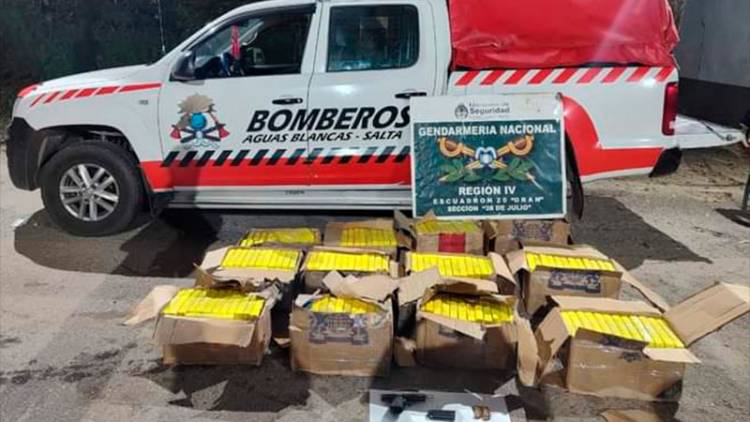 HAY DOS DETENIDOS: HALLAN MÁS DE 310 KILOS DE COCAÍNA EN CAMIONETA DE BOMBEROS VOLUNTARIOS EN SALTA