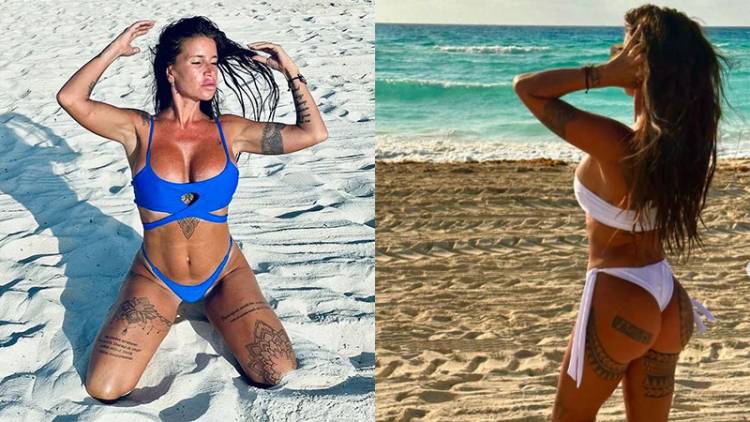 EN MICROBIKINIS, LAS DESLUMBRANTES FOTOS DE FLORENCIA PEÑA