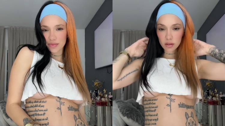 CON UN VIDEO AL FILO DE LA CENSURA LA JOAQUI VOLVIÓ A DESLUMBRAR A SUS FANS