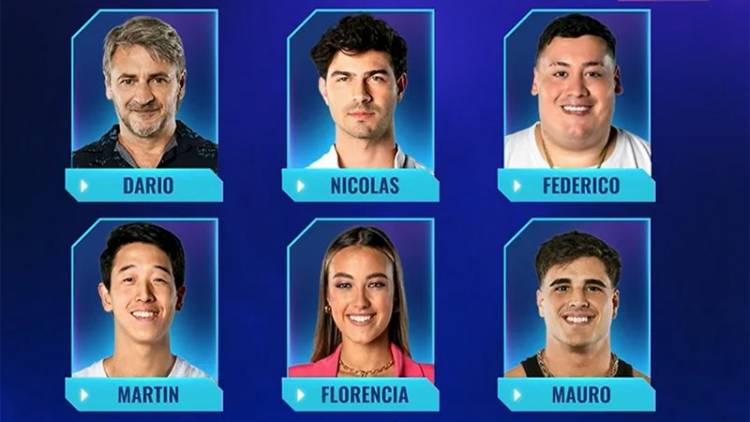 QUIÉNES SON LOS SEIS NOMINADOS DE GRAN HERMANO