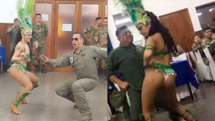 ESCÁNDALO EN FUERZA AÉREA: MILITARES FESTEJARON EL DÍA DEL PADRE CON BAILARINAS EN MENDOZA