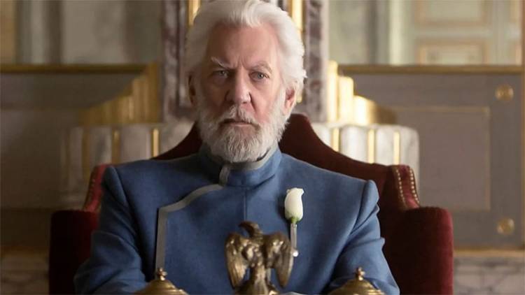 A LOS 88 AÑOS MURIÓ DONALD SUTHERLAND, PROTAGONISTA DE "LOS JUEGOS DEL HAMBRE"