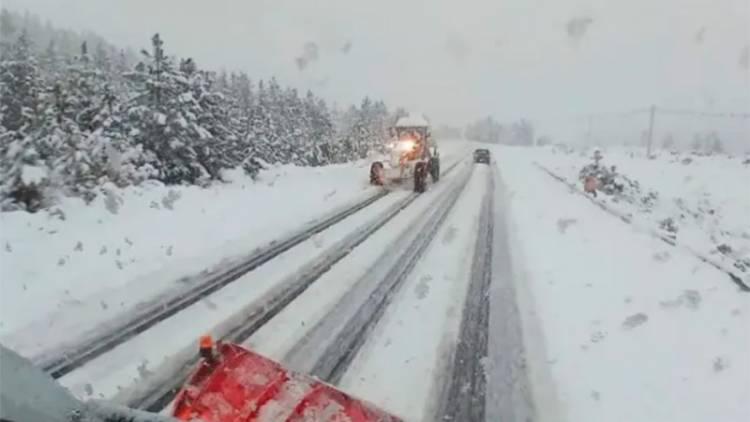FUERTES NEVADAS EN EL SUR DEL PAÍS: HAY RUTAS CORTADAS Y PERSONAS EVACUADAS