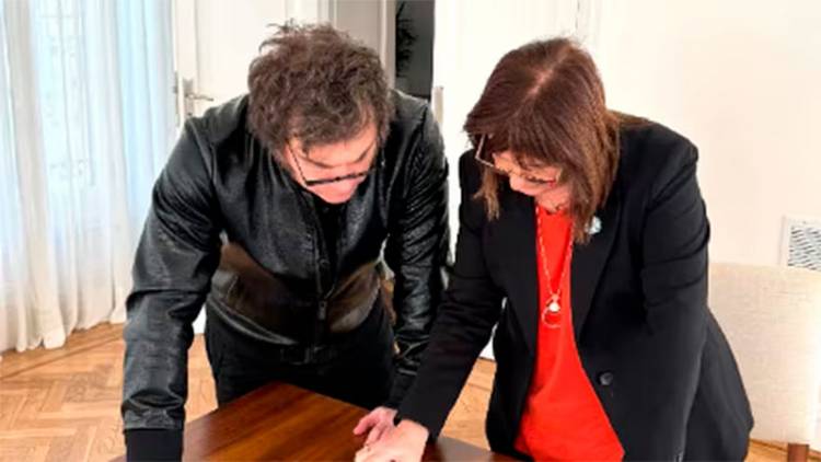 A 13 DÍAS DE SU DESAPARICIÓN: MILEI SE REUNIÓ CON BULLRICH PARA EVALUAR LOS AVANCES EN EL CASO LOAN