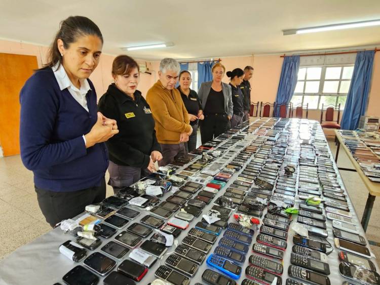 LUCHA CONTRA EL DELITO EN SAN LUIS: INCAUTARON CERCA DE 650 CELULARES EN EL COMPLEJO PENITENCIARIO 1