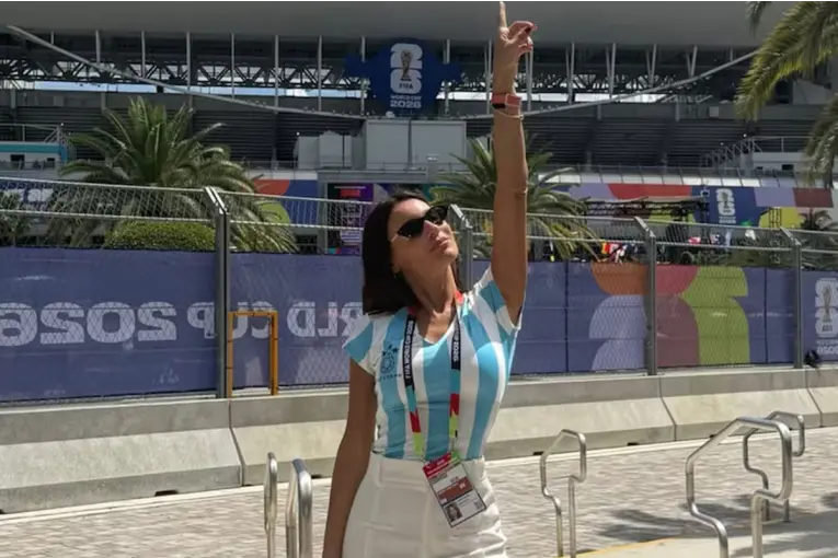 Pampita deslumbró en Miami y palpita el debut de Argentina en el Mundial 2026