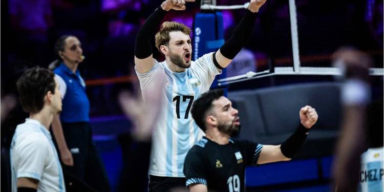 Argentina venció a Alemania en un partidazo y logró su primera victoria en la VNL 2026