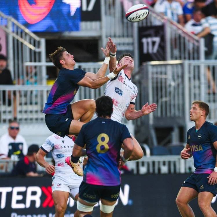 Argentina XV perdió 25-24 ante Estados Unidos en Miami